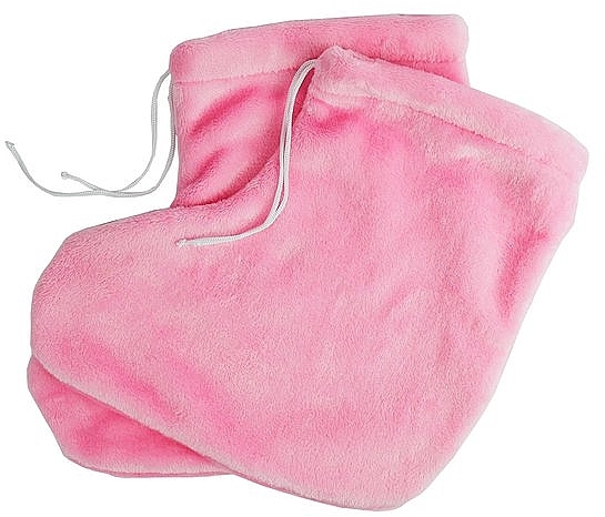 Носки для парафинотерапии махровые, светло-розовые - Tufi Profi — фото N1