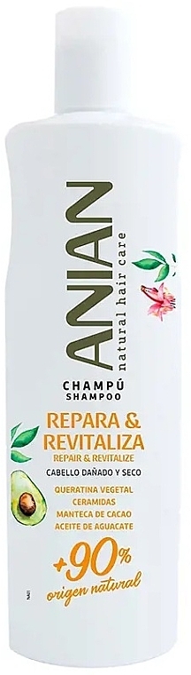 Шампунь для волосся - Anian Natural Repair & Revitalize Shampoo — фото N1