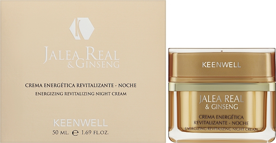Ночной энергетический восстанавливающий крем - Keenwell Jalea Real And Ginseng Cream — фото N2