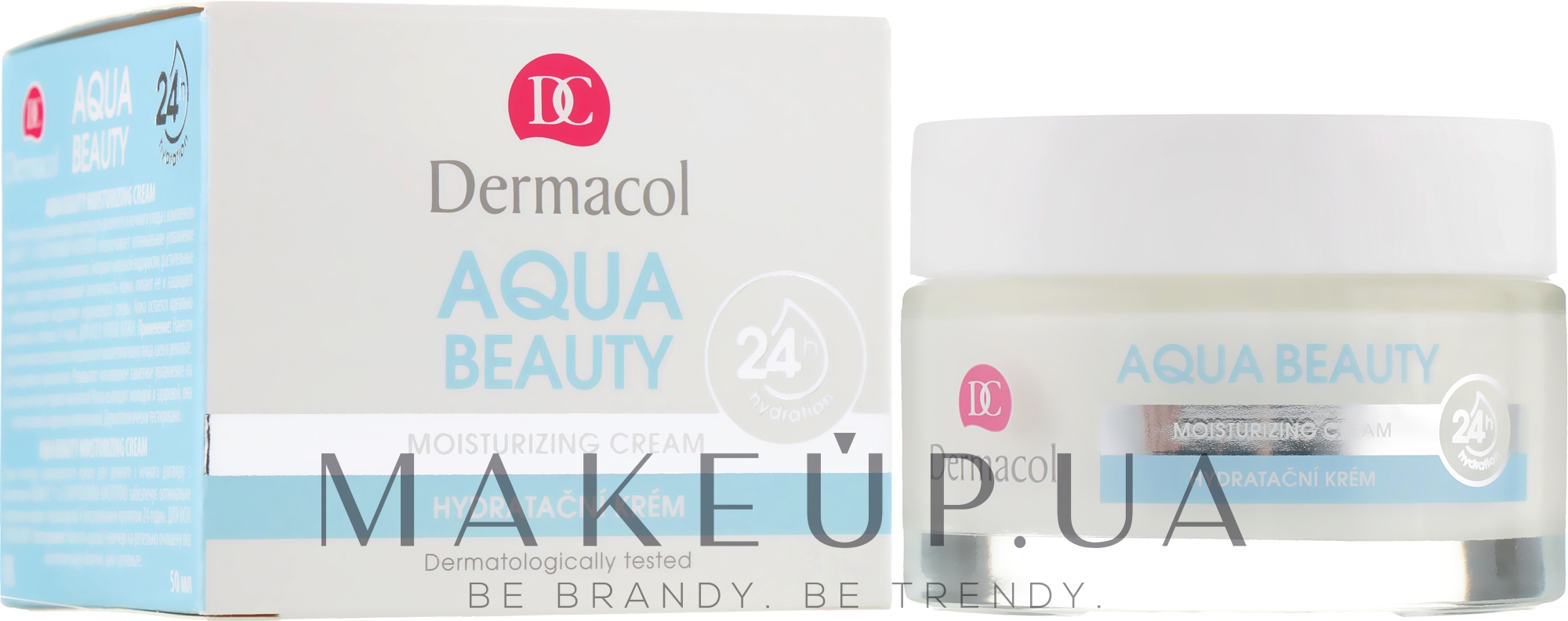 Зволожувальний крем для обличчя - Dermacol Aqua Beauty Moisturizing Cream — фото 50ml