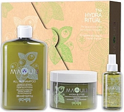 Духи, Парфюмерия, косметика Набор - Echosline Maqui 3 Hydra Ritual (shmp/385ml + h/mask/250ml + h/oil/100ml)