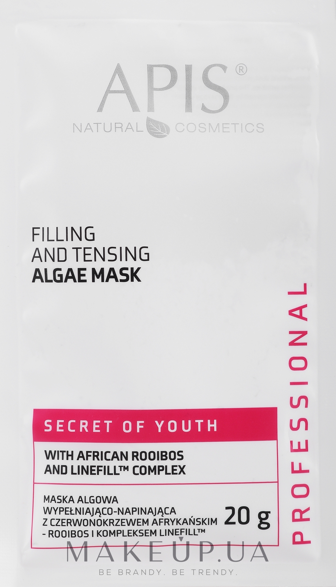 Маска для лица "Секрет молодости" - APIS Professional Secret Of Youth Face Mask — фото 20g