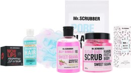 Духи, Парфюмерия, косметика УЦЕНКА Набор - Mr.Scrubber "Beauty Box" (nail/oil/10ml + mask/200g + lip/scr/40g + sh/gel/275ml + b/scr/300g + shm/60ml) *