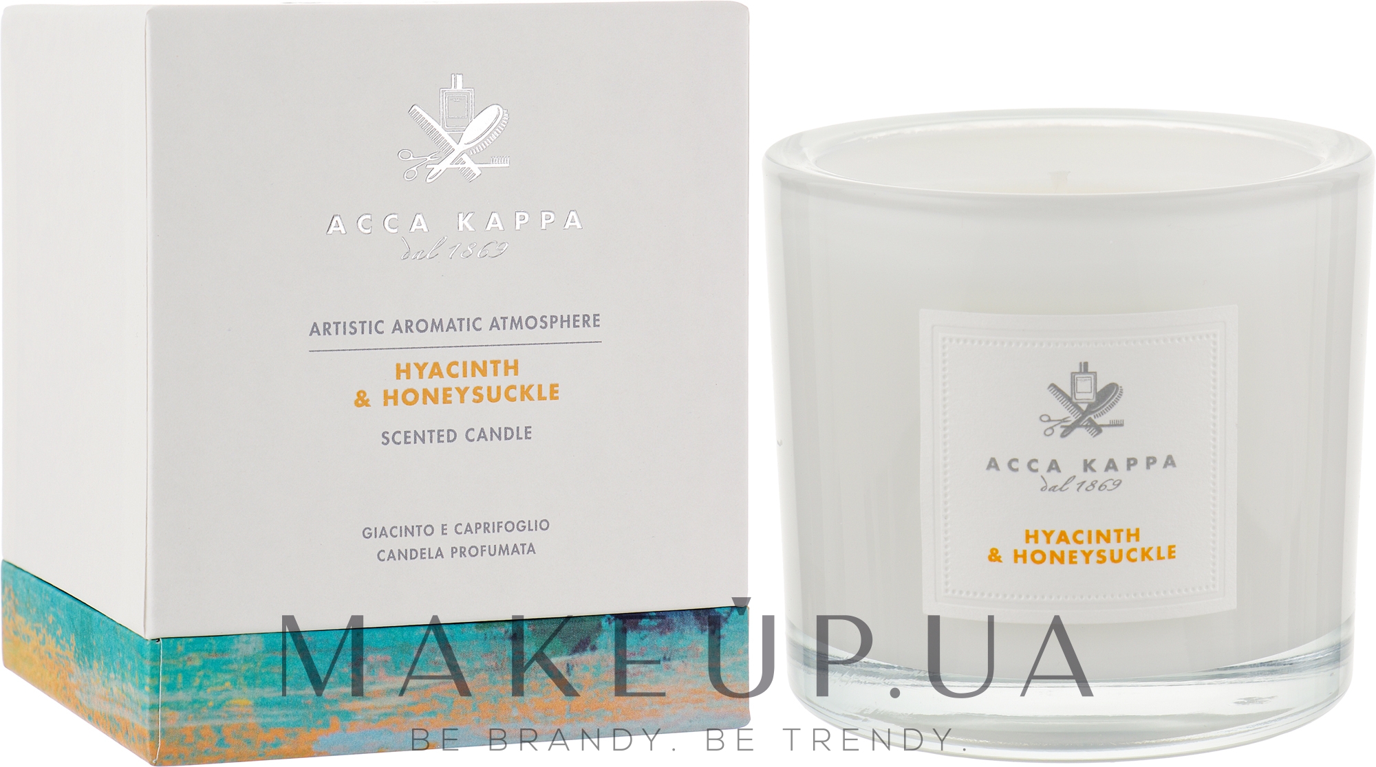 Ароматична свічка "Гіацинт і жимолість" - Acca Kappa Hyacinth & Honeysuckle Scented Candle — фото 180g