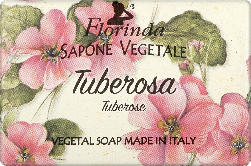 Мило натуральне "Тубероза" - Florinda Tuberose Vegetal Soap — фото N1