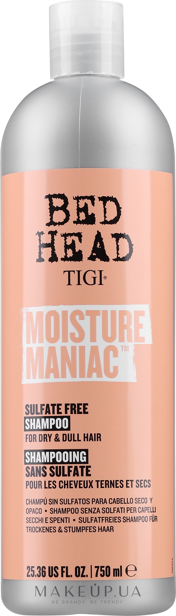 Увлажняющий шампунь - Tigi Bed Head Moisture Maniac Shampoo — фото 750ml