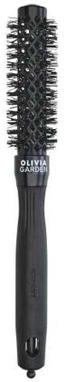 Брашинг, 20 мм - Olivia Garden Essential Blowout Shine Wavy Black — фото N1