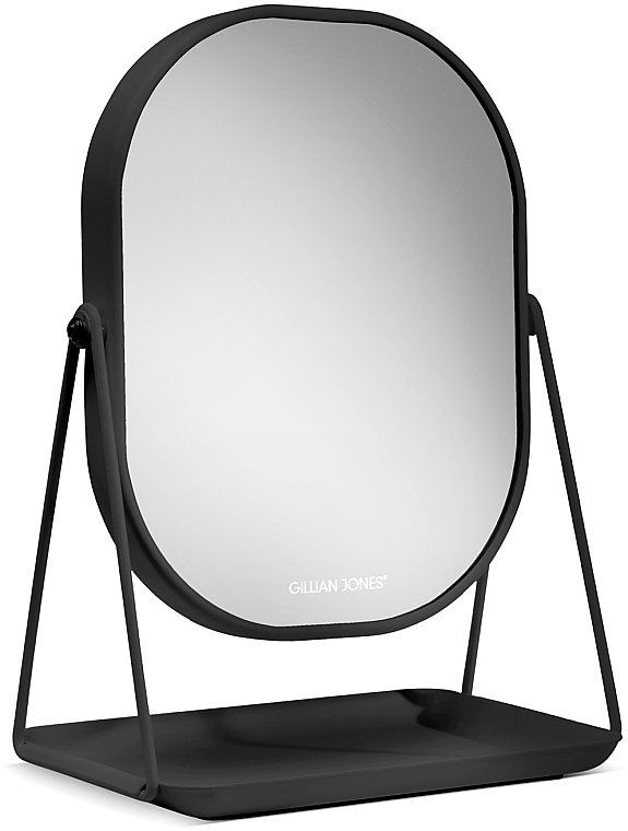 Настольное зеркало на подставке, 10211-00, черное - Gillian Jones Table Mirror With Tray Black — фото N2