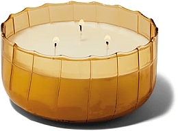 Ароматична свічка "Золоте вугілля" - Paddywax Ripple Glass Candle Golden Ember — фото N2
