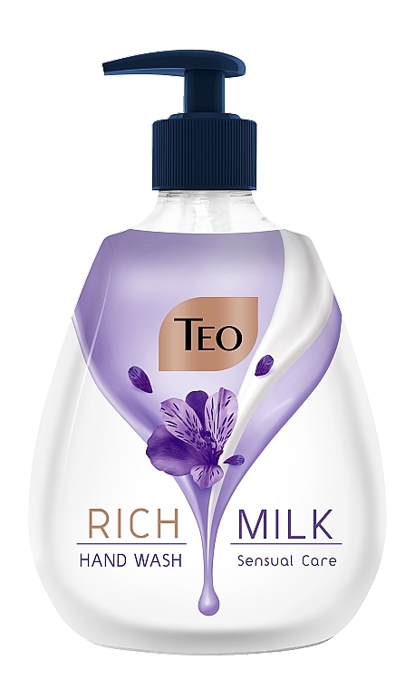 УЦЕНКА Жидкое глицериновое мыло - Teo Rich Milk Sensual Care Hand Wash * — фото N1