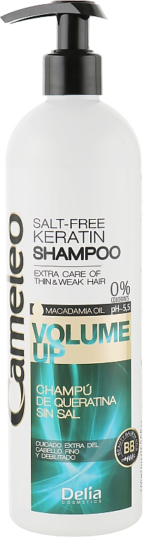 Кератиновый шампунь для волос - Delia Cameleo Shampoo