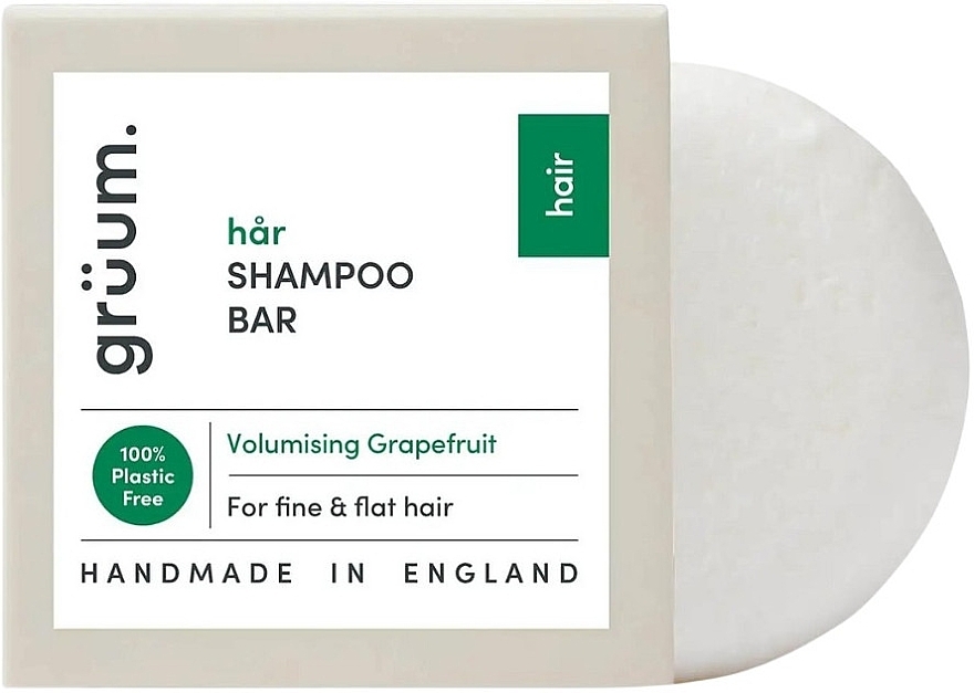 Твердый шампунь для объема волос - Gruum Shampoo Bar Volumising — фото N1