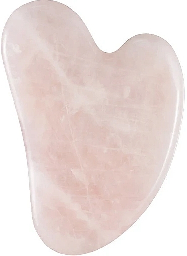 Скребок гуаша из розового кварцевого камня - Glov Pink Quartz Gua Sha Stone — фото N1
