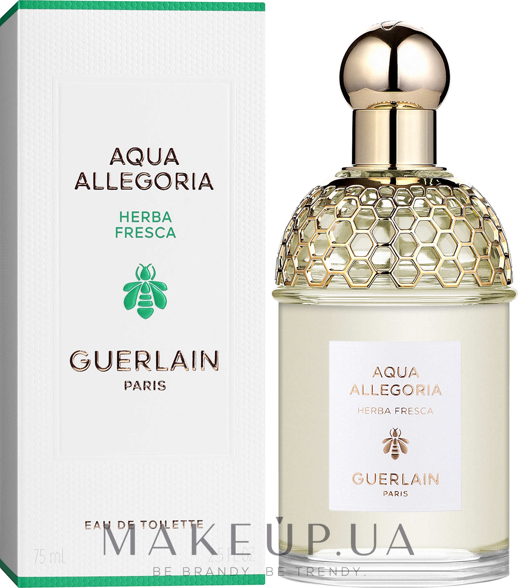 Guerlain Aqua Allegoria Herba Fresca - Туалетная вода (флакон с возможностью повторного наполнения) — фото 75ml