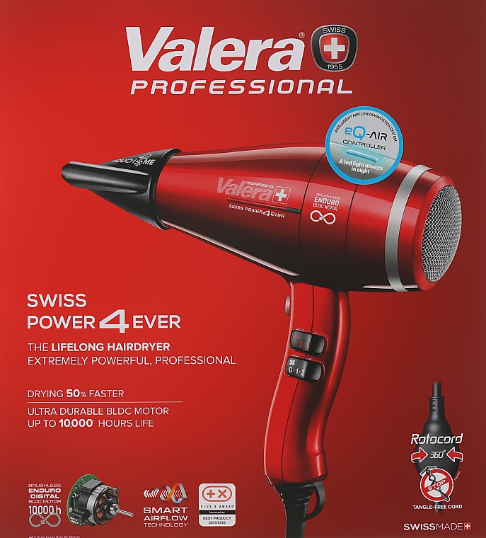 Професійний фен для волосся - Valera Swiss Power4ever eQ RC D — фото N2