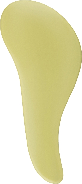 Щітка для волосся CS298Y фігурна, середня, жовта пастель - Cosmo Shop — фото N2