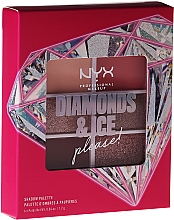 Духи, Парфюмерия, косметика Палетка теней для век - NYX Professional Makeup Diamond & Ice Shadow Palette