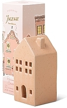 Парфумерія, косметика Набір - Paddywax Incense Cone Holder Pink Townhouse Persimmon Chestnut (holder/1pcs + con/20pcs)