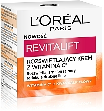 Крем для осветления кожи с витамином С - L'Oreal Paris Revitalift Vitamin C Brightening Cream — фото N5