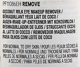 Засіб для зняття макіяжу з очей - Physicians Formula Coconut Milk Eye Makeup Remover — фото N2