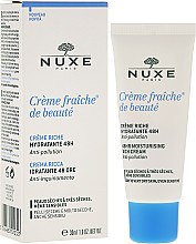 Насичений крем для сухої шкіри - Nuxe Creme Fraiche de Beaute Creme Riche Hydratante 48h — фото N3