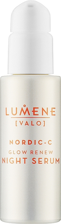 Осветляющая ночная сыворотка для лица - Lumene Valo Nordic-C Glow Renew Night Serum — фото N1
