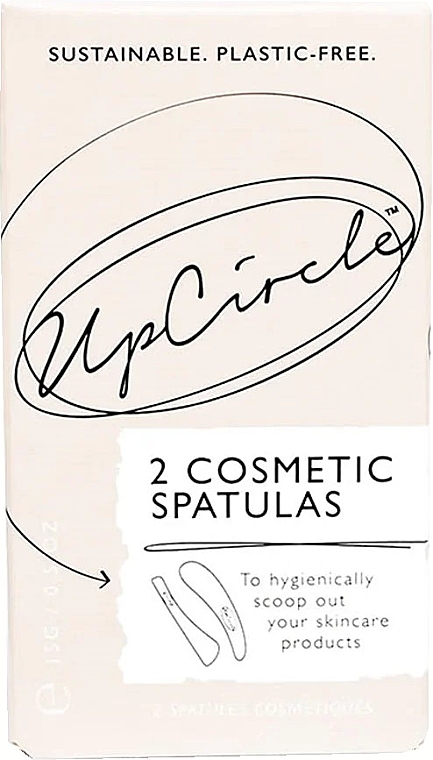 Косметичні шпателі - UpCircle 2 Mini Metal Scoops Cosmetic Spatulas — фото N1