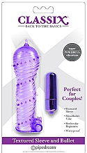 Духи, Парфюмерия, косметика Набор для пар, фиолетовый - Pipedream Classix Textured Sleeve & Bullet