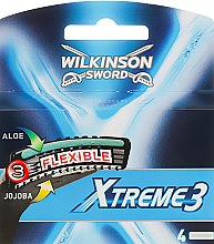 Парфумерія, косметика Змінні леза, 4 шт. - Wilkinson Sword Xtreme 3