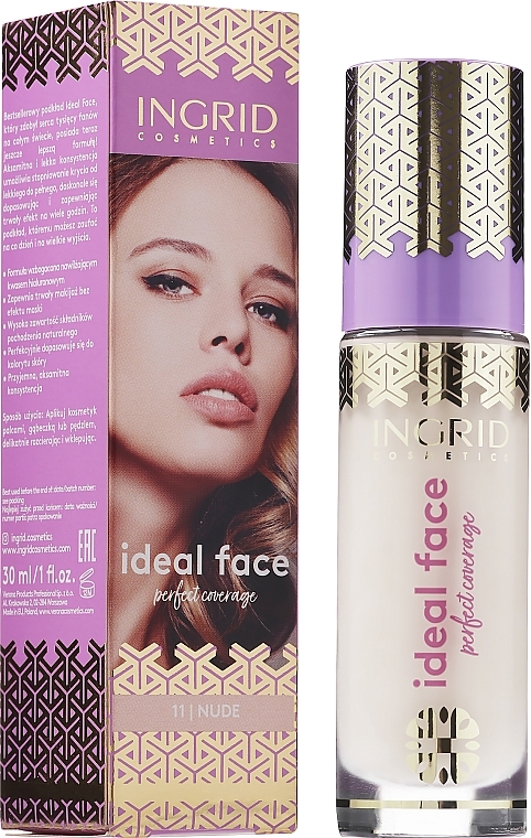 УЦЕНКА Эксклюзивный тональный крем - Ingrid Cosmetics Ideal Face Foundation * — фото N1