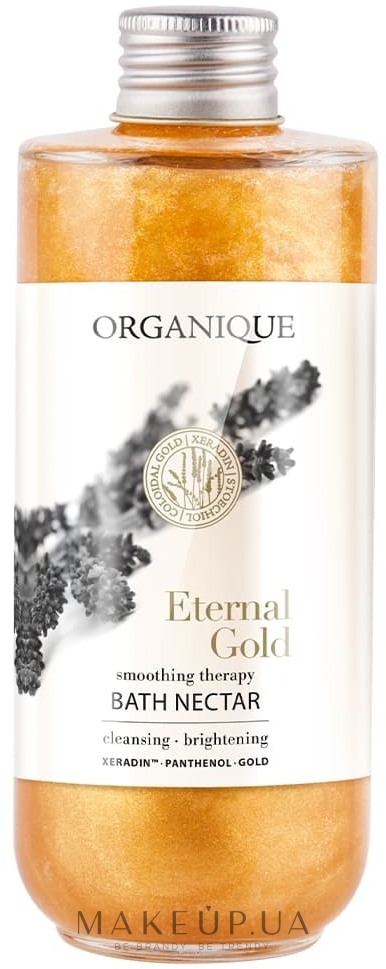 Омолоджуючий нектар для ванни - Organique Eternal Gold Rejuvenating Golden Bath Nectar — фото 200ml