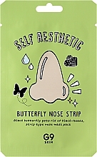 Патч-бабочка для носа против черных точек - G9Skin Self Aesthetic Butterfly Nose Strip — фото N2