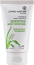 Нічний крем для обличчя - Living Nature Sensitive Night Moisture Cream — фото N1