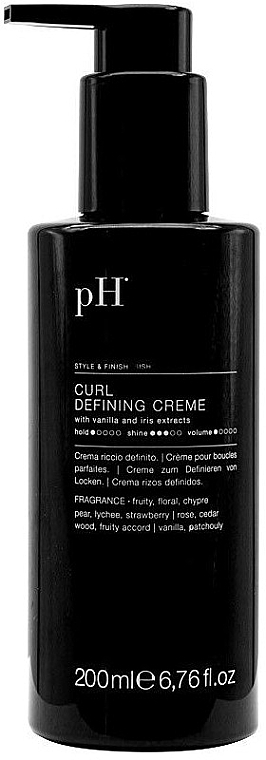 Крем для волосся - PH Style & Finish Curl Defining Creme — фото N1