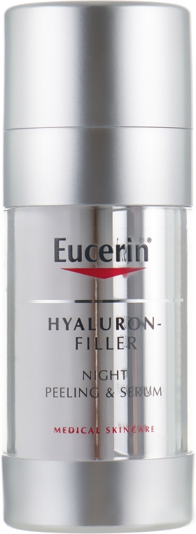 Нічна сироватка і пілінг - Eucerin Hyaluron Filler Peeling & Serum Nuit — фото N2