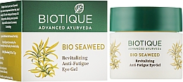Парфумерія, косметика Охолоджувальний і зволожувальний денний гель навколо очей - Biotique Bio Seaweed Revitalizaing Eye Gel