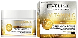 Парфумерія, косметика Крем-ампула для обличчя з вітаміном С - Eveline Cosmetics Vitamin C Therapy Cream-Ampoule