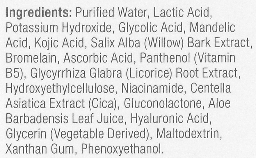 Мультикислотний рідкий пілінг з 10% вітаміном С для сяяння шкіри - erma E Vitamin C 10% Multi-Acid Radiance Liquid Peel — фото N3