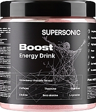 Енергетичний напій, полуниця-ревінь - Supersonic Boost Energy Drink — фото N1