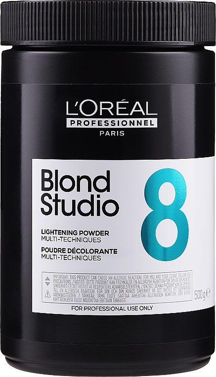Пудра для осветления волос с прокератином - L'Oreal Professionnel Blond Studio 8 Multi-Techniques Powder — фото N1