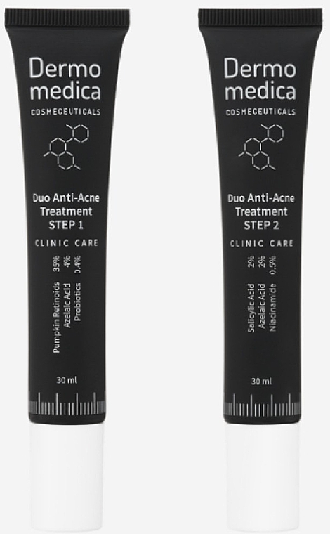 Набор для лечения акне - Dermomedica Duo Anti-Acne Treatment Step1+2 — фото N1