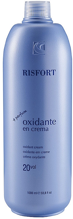 Окислювач 6% - Risfort Color Oxidant Cream 20 vol — фото N1