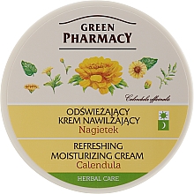 Крем для лица "Календула" - Green Pharmacy Refreshing And Moisturizing Cream — фото N1