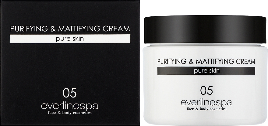 Лечебный матирующий крем для лица - Everline Purifying Mattifying Cream — фото N2