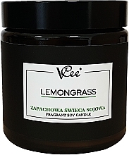 Соевая свеча с ароматом лемонграсса - Vcee Lemongrass Fragrant Soy Candle — фото N1