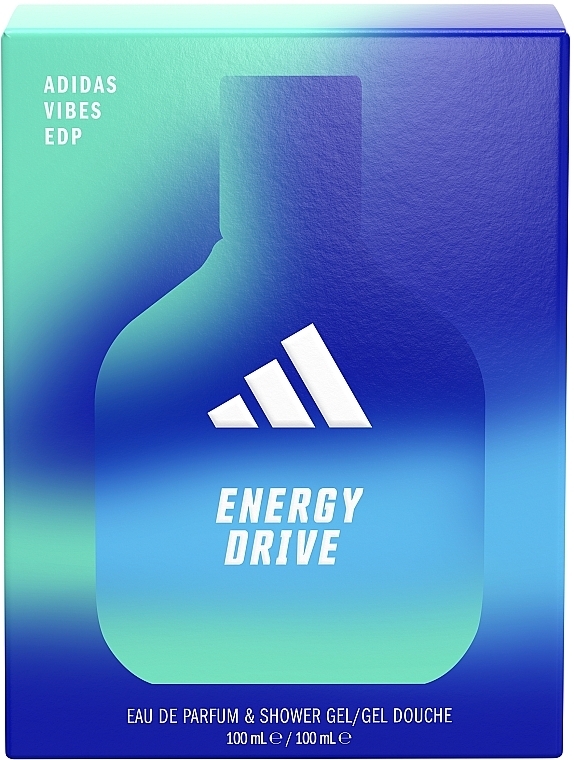 Adidas Vibes Energy Drive - Набір (edp/100ml + sh/gel/100ml) — фото N2