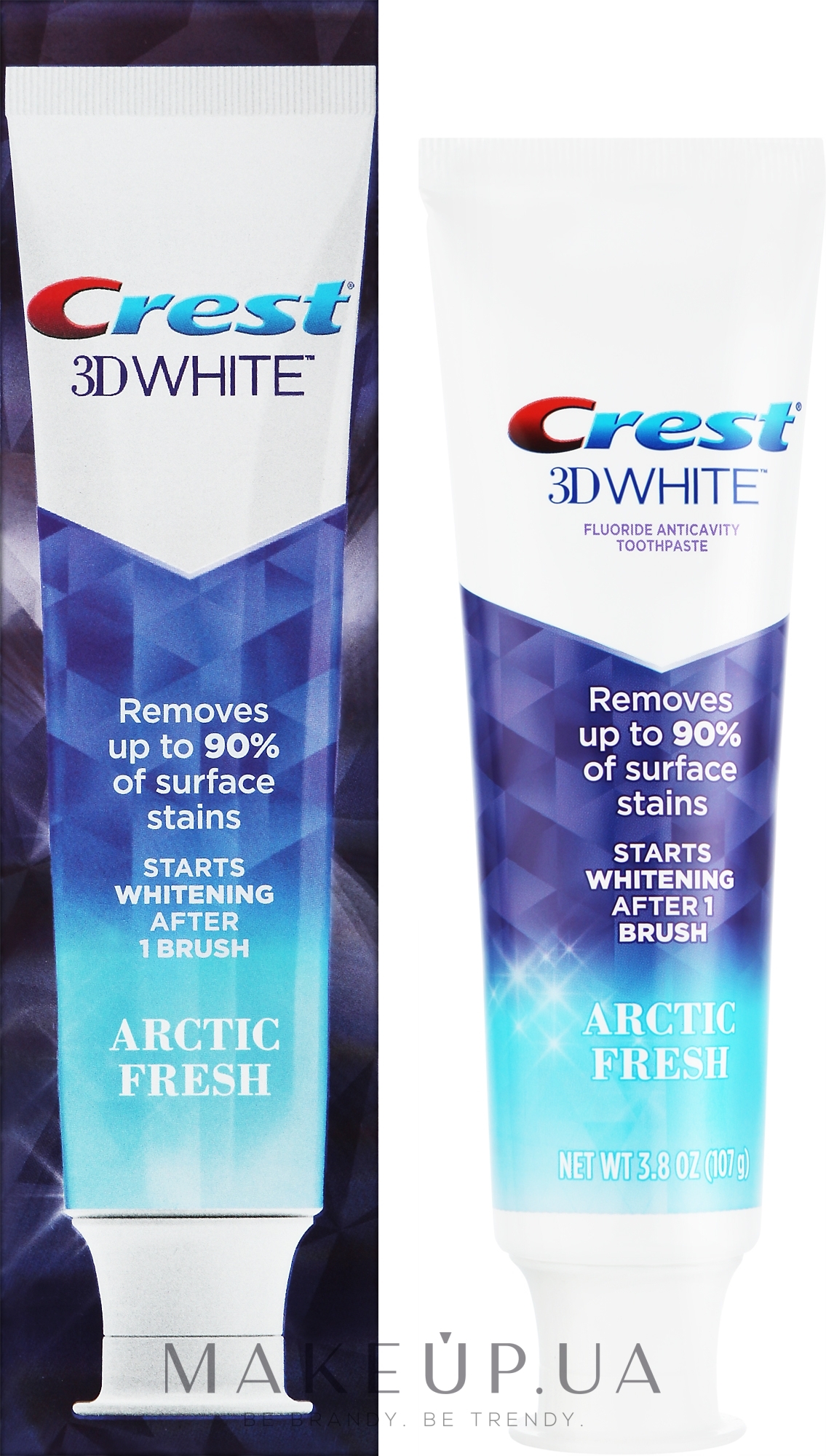 Отбеливающая зубная паста - Crest 3D White Arctic Fresh Icy Cool Mint — фото 107g