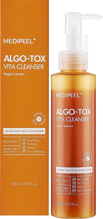 Пенка для умывания с витаминами - MEDIPEEL Algo-Tox Vita Cleanser — фото N2