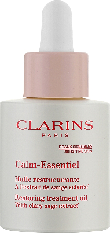 Відновлювальна олія для чутливої шкіри - Clarins Calm-Essentiel Restoring Treatment Face Oil — фото N1