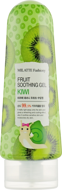 Гель универсальный с экстрактом киви - Milatte Fashiony Fruit Soothing Gel Kiwi — фото N1